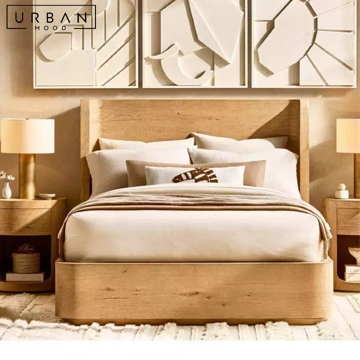 FAVRE Modern Solid Wood Bedframe
