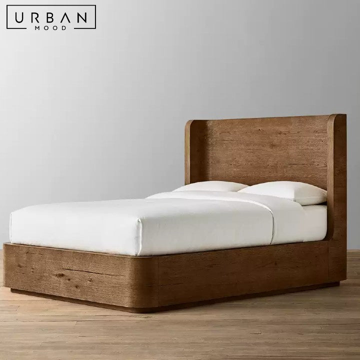 FAVRE Modern Solid Wood Bedframe