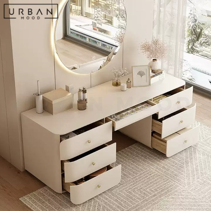 FENNY Modern Solid Wood Vanity Table