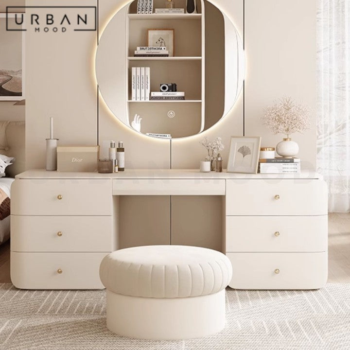 FENNY Modern Solid Wood Vanity Table