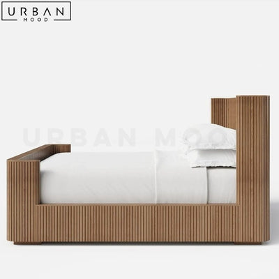 Premium | FLOW Modern Solid Wood Bedframe