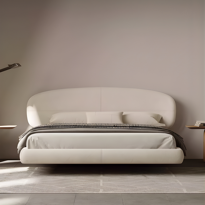 FERN Minimalist Floating Fabric Bedframe - Urban Mood Singapore