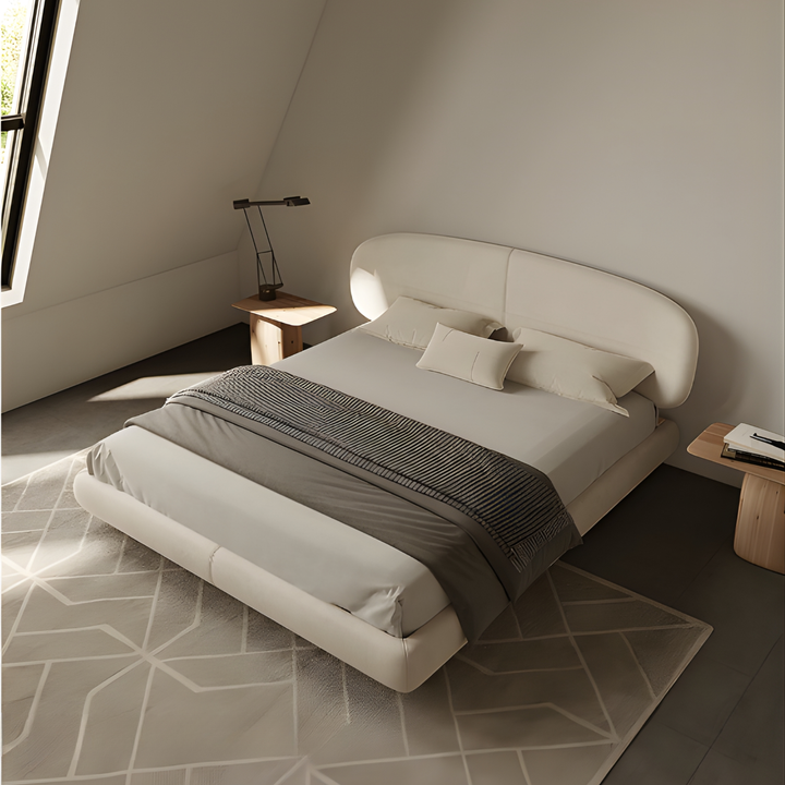 FERN Minimalist Floating Fabric Bedframe - Urban Mood Singapore