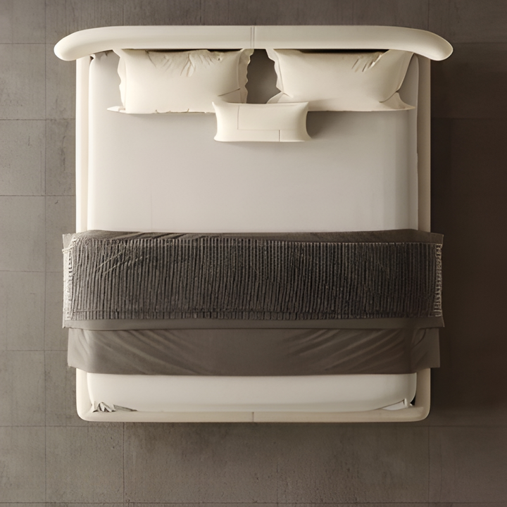 FERN Minimalist Floating Fabric Bedframe - Urban Mood Singapore