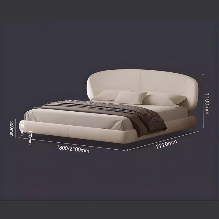 FERN Minimalist Floating Fabric Bedframe - Urban Mood Singapore