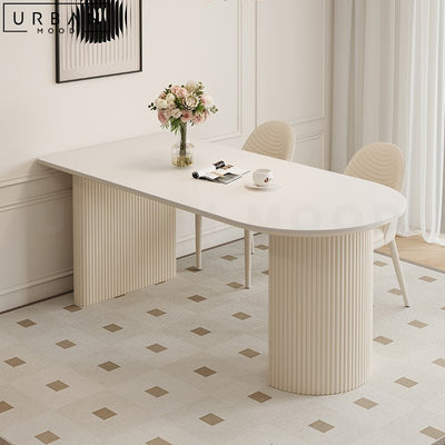 FERRAND Japandi Sintered Stone Dining Table