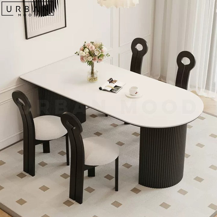 FERRAND Japandi Sintered Stone Dining Table