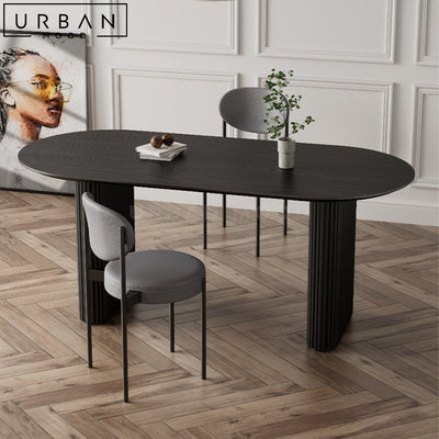 FIERO Japandi Solid Wood Dining Table