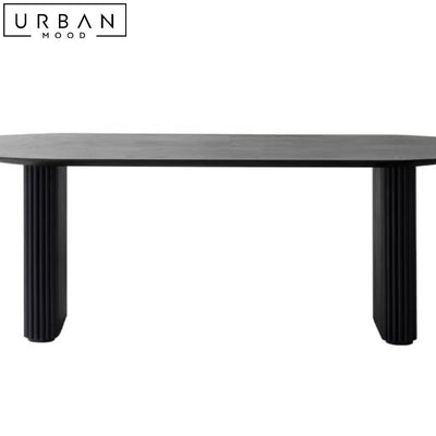 FIERO Japandi Solid Wood Dining Table