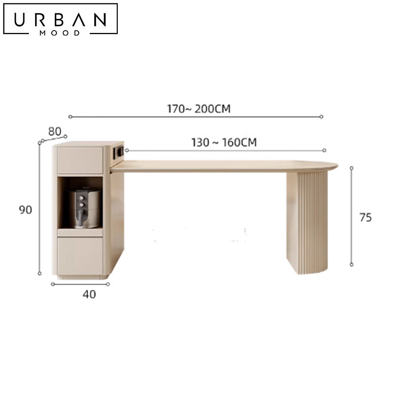 FILLE Minimalist Sintered Stone Dining Table