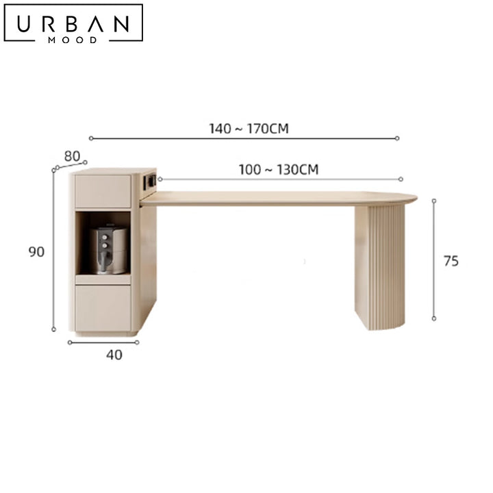 FILLE Minimalist Sintered Stone Dining Table