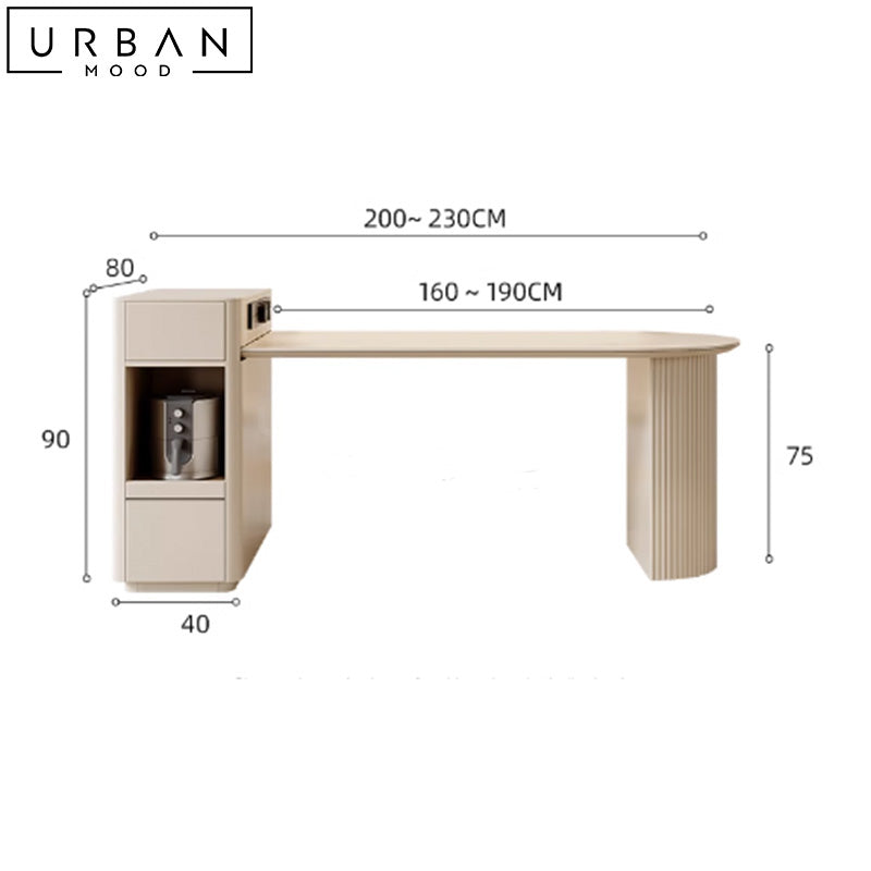 FILLE Minimalist Sintered Stone Dining Table