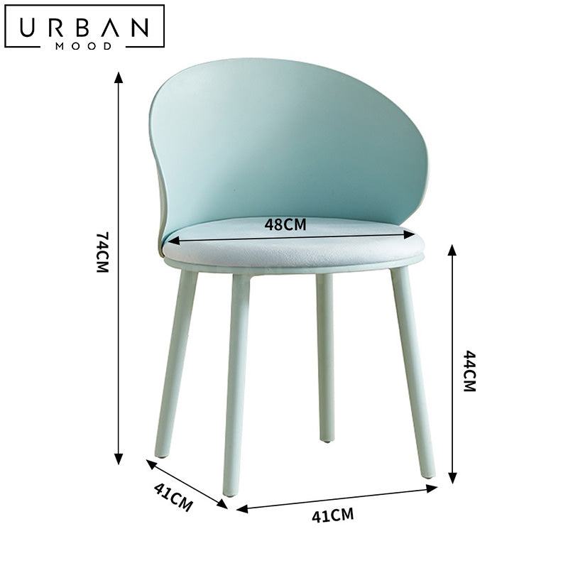 FIORE Modern Plastic Dining Chair