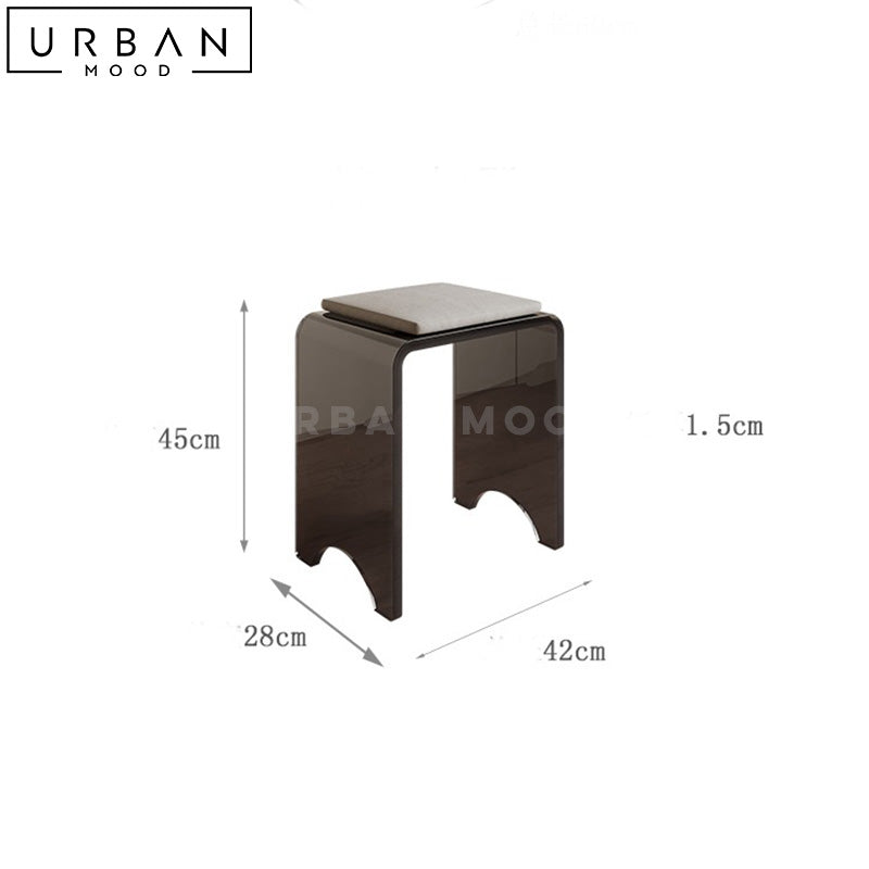 FIREL Minimalist Acrylic Vanity Table Set