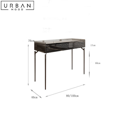 FIREL Minimalist Acrylic Vanity Table Set