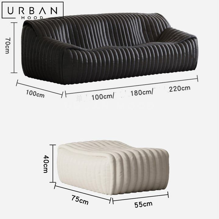 FLEAN Modern Velvet Sofa