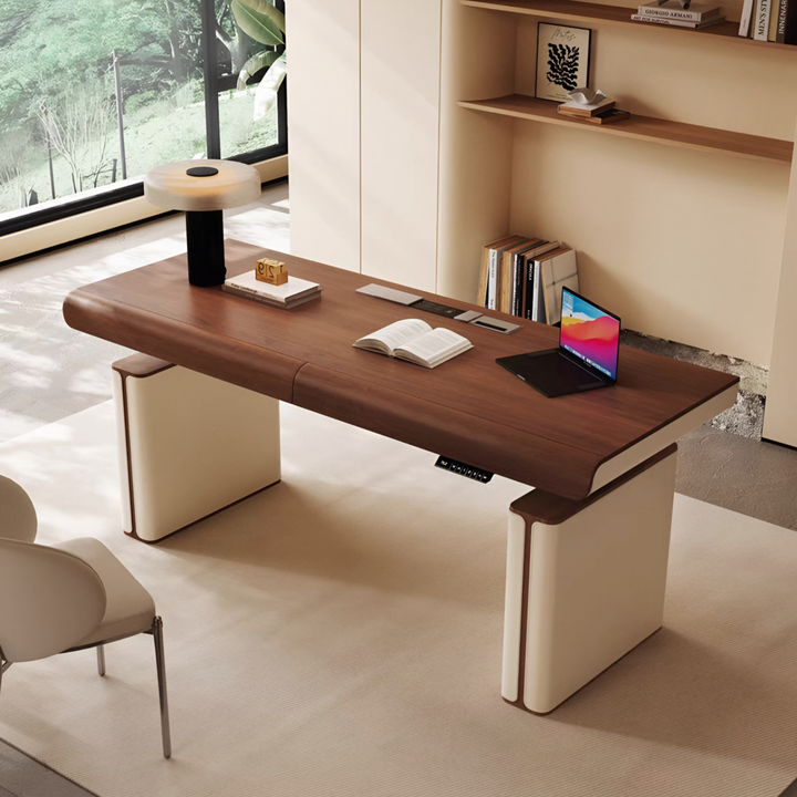 FLUTORA Modern Electric Smart Study Desk - Urban Mood Singapore