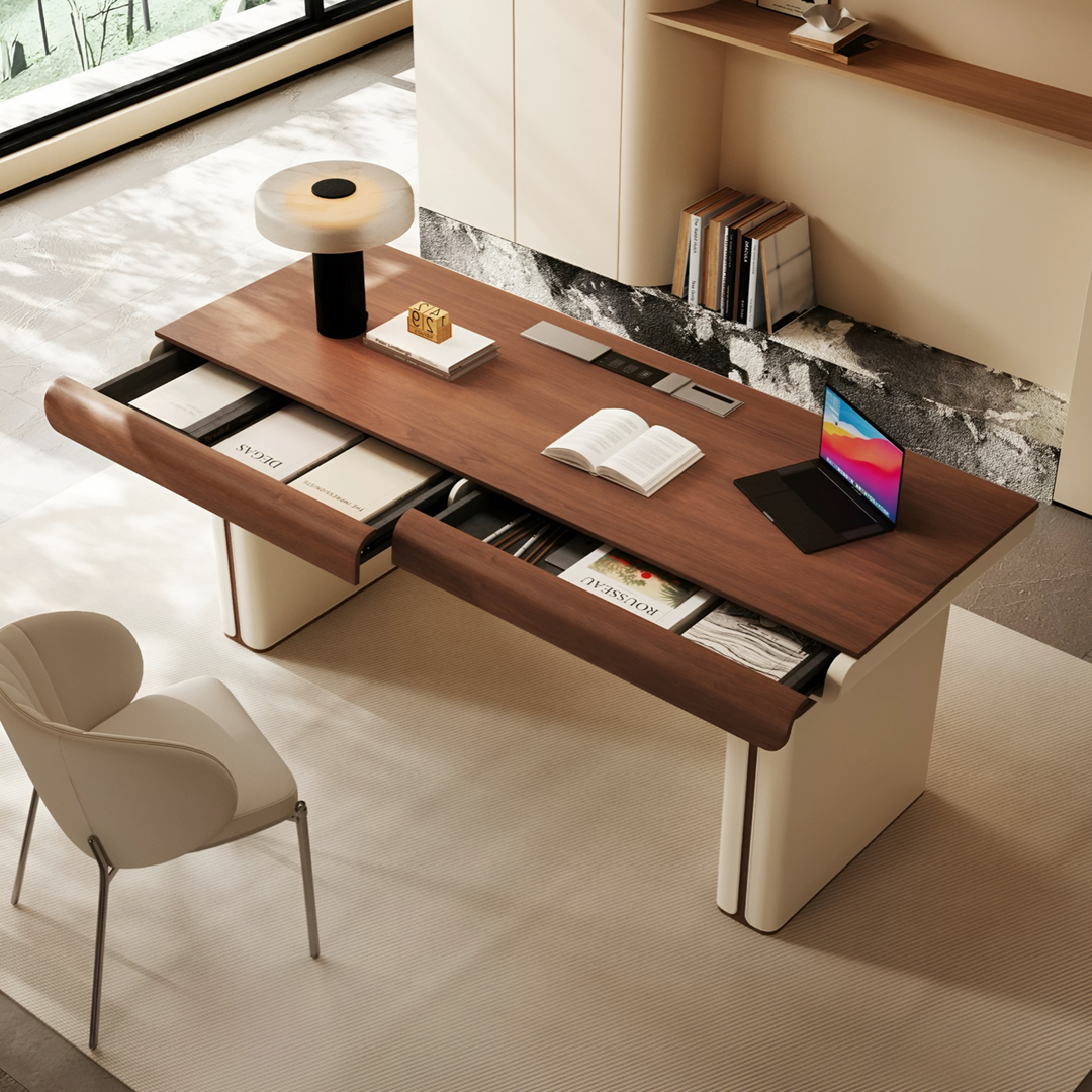 FLUTORA Modern Electric Smart Study Desk - Urban Mood Singapore