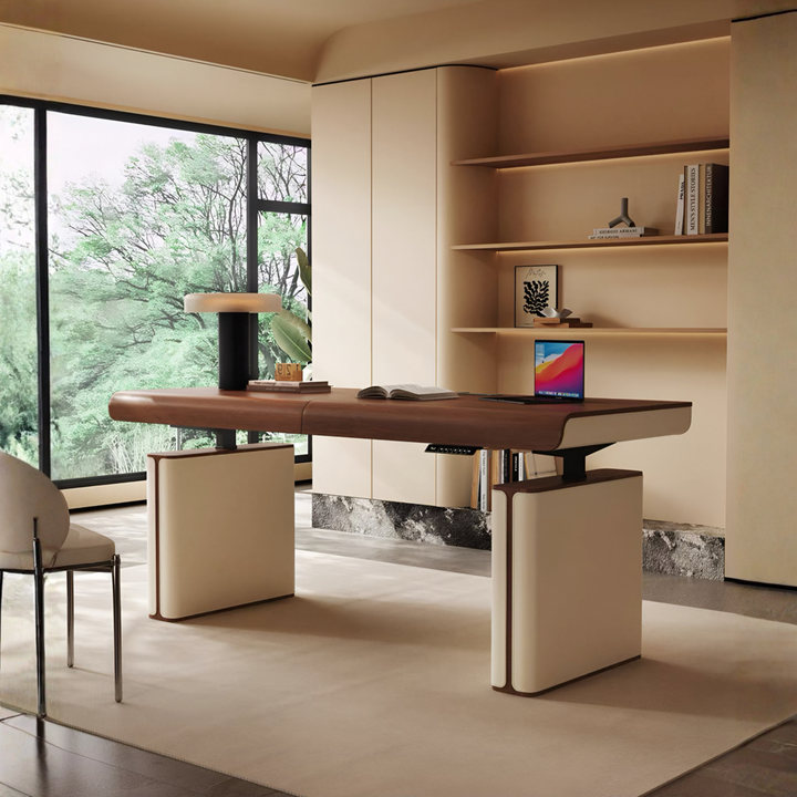 FLUTORA Modern Electric Smart Study Desk - Urban Mood Singapore