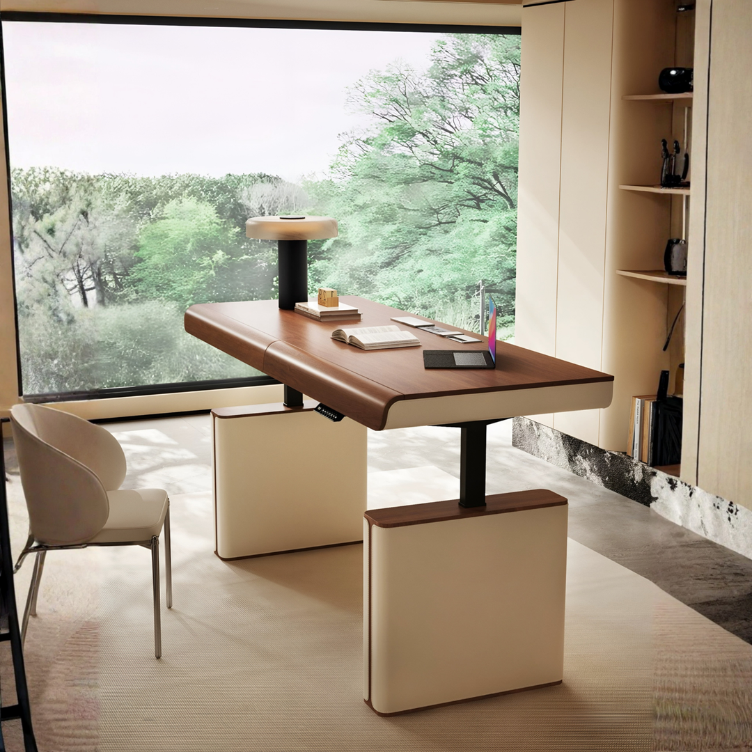 FLUTORA Modern Electric Smart Study Desk - Urban Mood Singapore