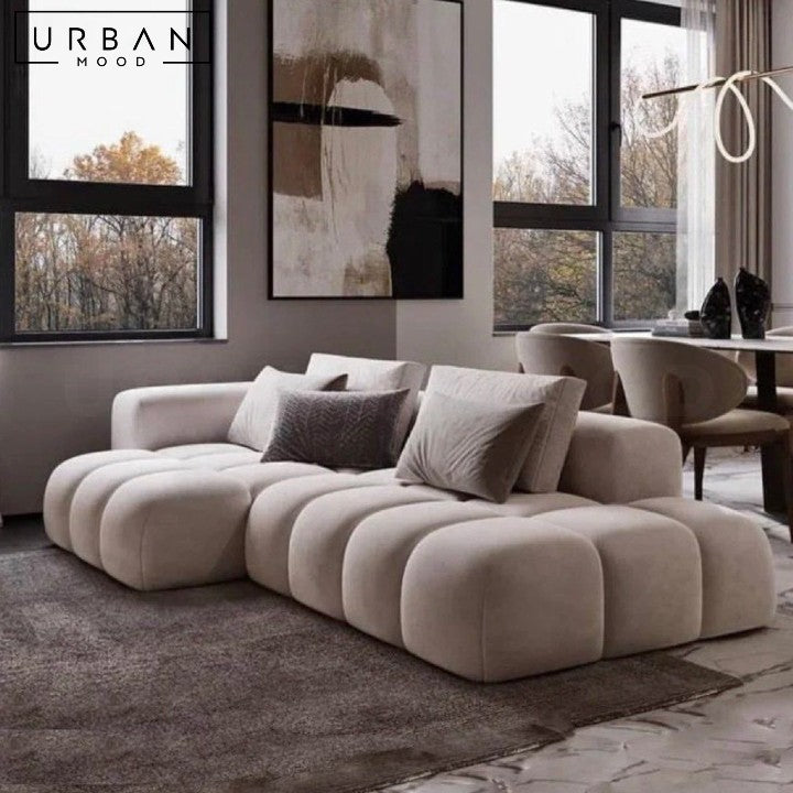 FOGH Modern Scratch Resistant Side Chaise Sofa