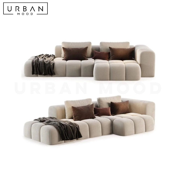 FOGH Modern Scratch Resistant Side Chaise Sofa