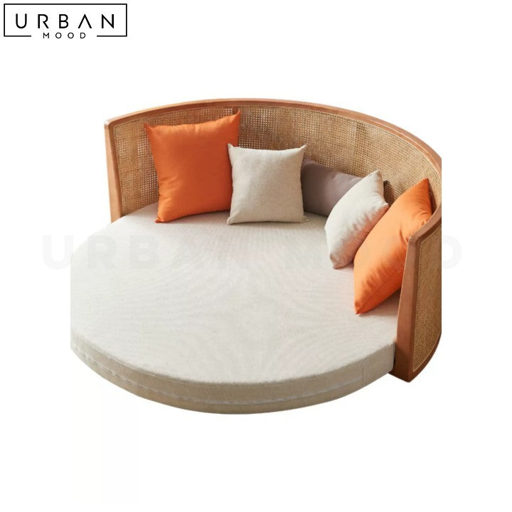 FONSECA Japandi Rattan Sofa Bed