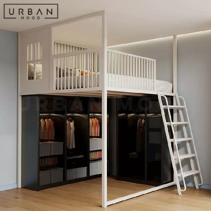 FRANCOIS Modern Loft Bedframe