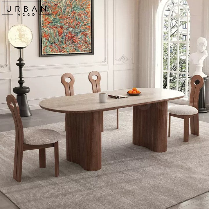 FRASER Wabi Sabi Sintered Stone Dining Table