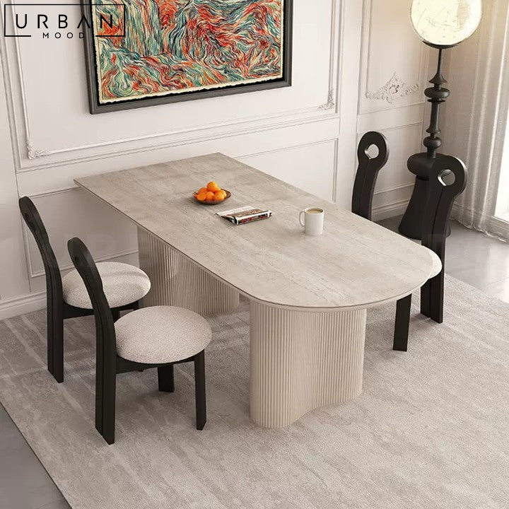 FRASER Wabi Sabi Sintered Stone Dining Table