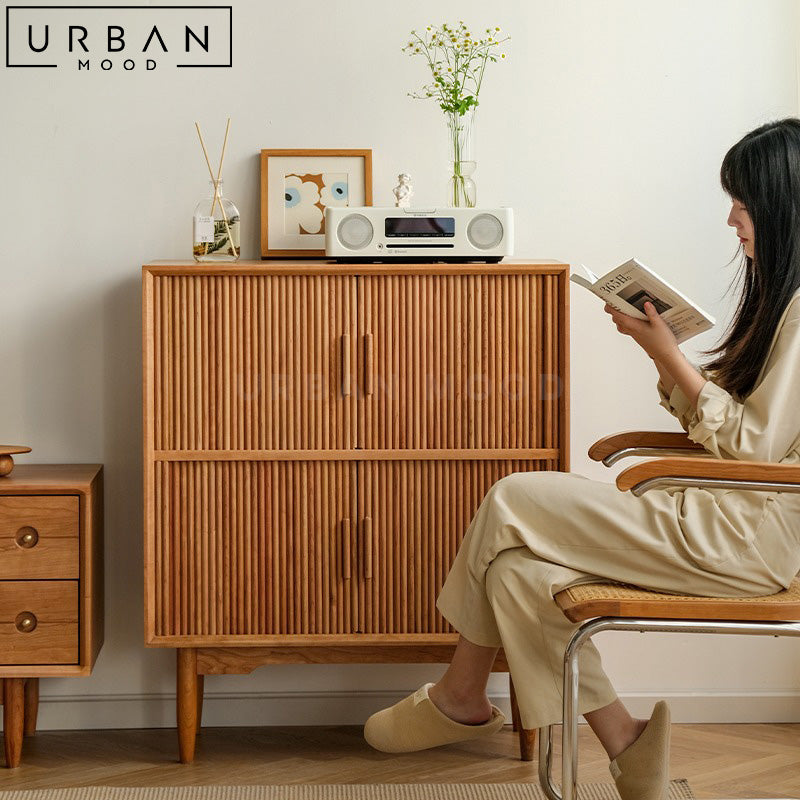 FURE Japandi Solid Wood Sideboard