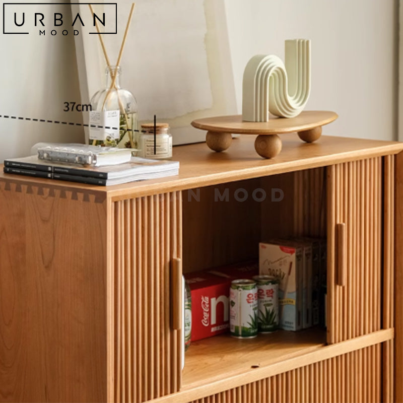 FURE Japandi Solid Wood Sideboard