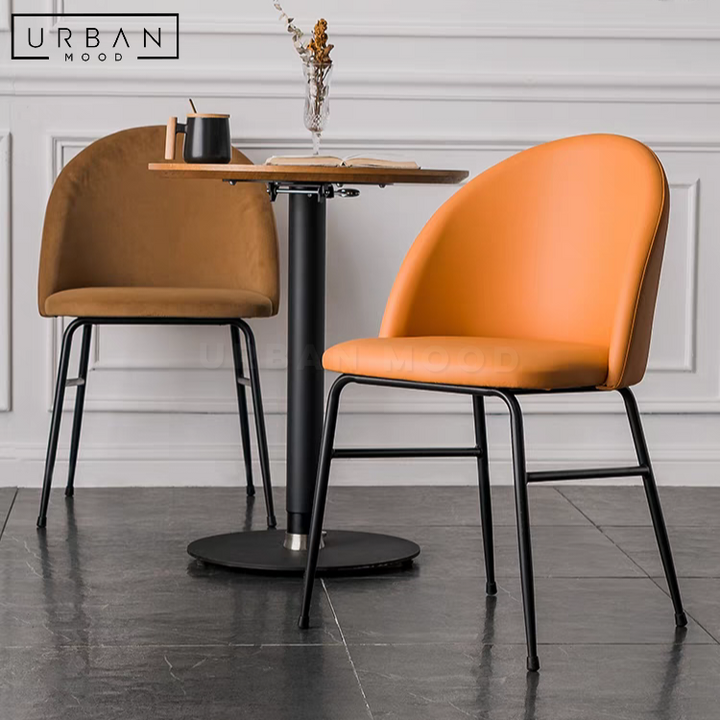 FERINE Modern Leather Dining Chair