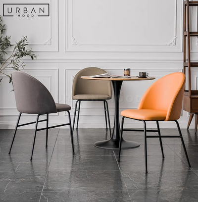 FERINE Modern Leather Dining Chair