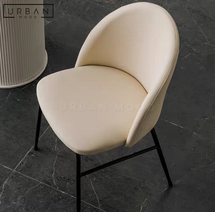 FERINE Modern Leather Dining Chair