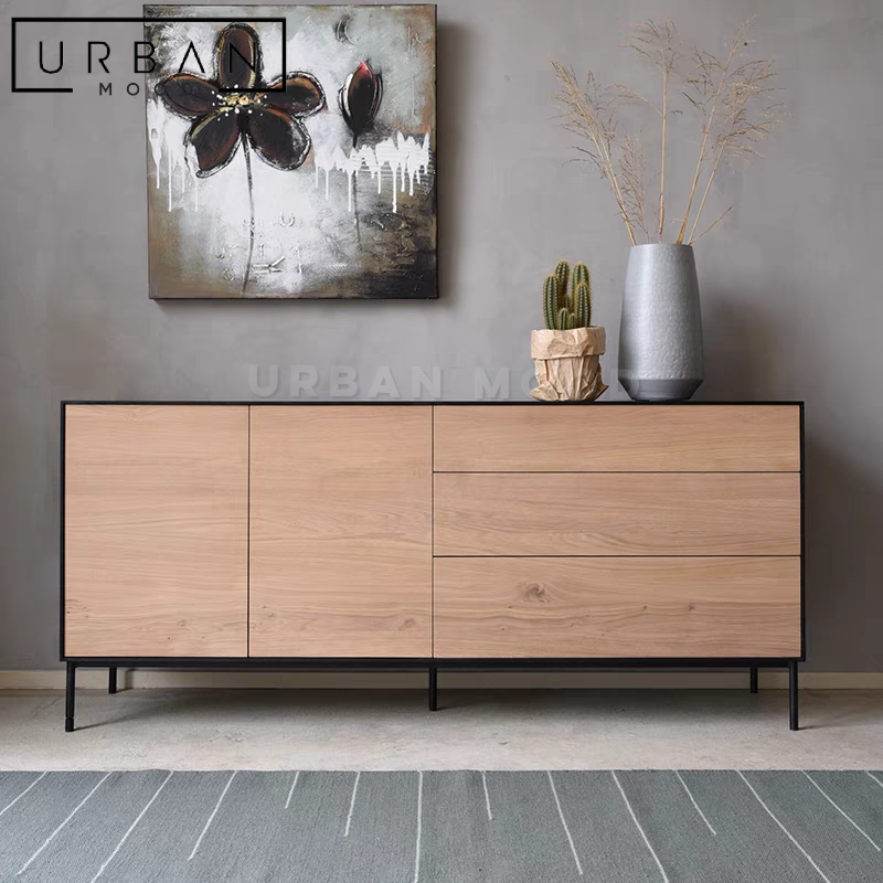 FLUSH Modern Solid Wood Sideboard