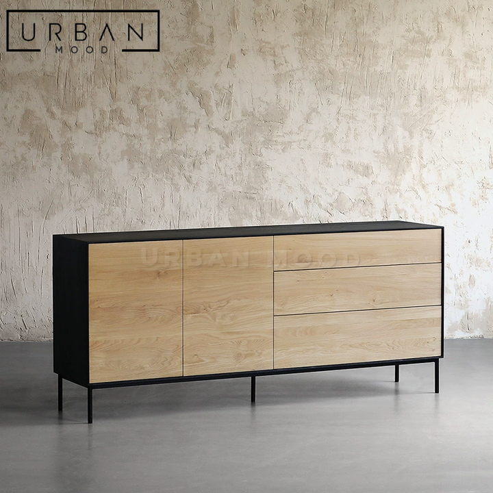 FLUSH Modern Solid Wood Sideboard