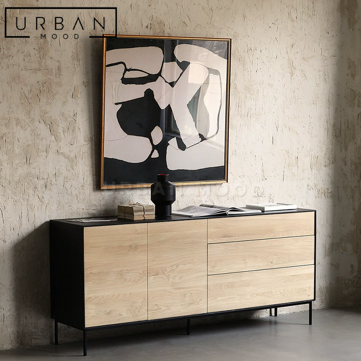 FLUSH Modern Solid Wood Sideboard