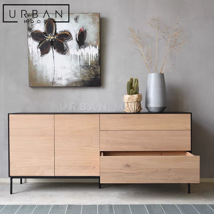 FLUSH Modern Solid Wood Sideboard