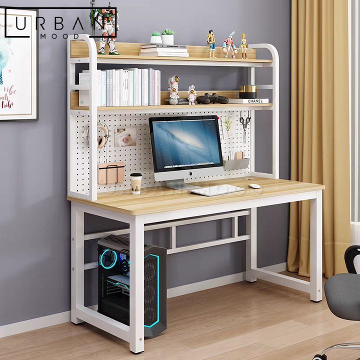 FOCAL Modern Study Table With Shelf