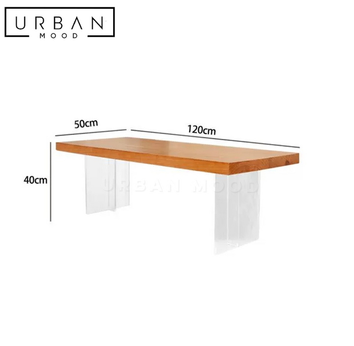 FOREN Japandi Solid Wood Coffee Table