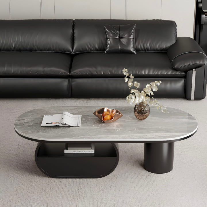 BELN Modern Sintered Stone Coffee Table - Cassa Haus Singapore