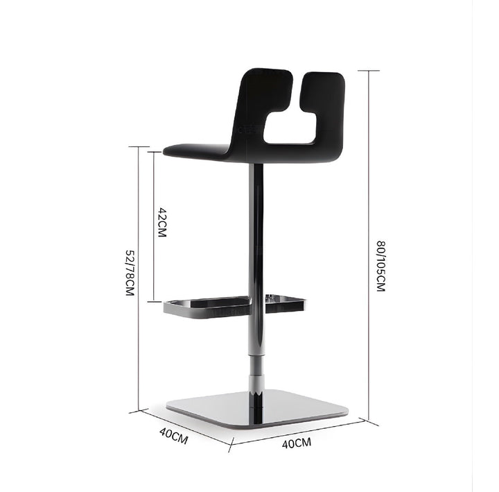 YORSTEN Modern Leather Bar Stool - Urban Mood Singapore