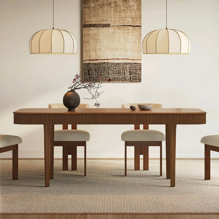RENAISSANCE Solid Wood Extendable Dining Table - Cassa Haus Singapore