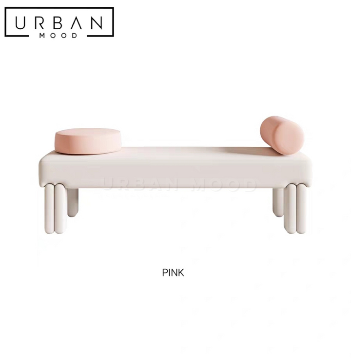 FUMI Modern Boucle Bench