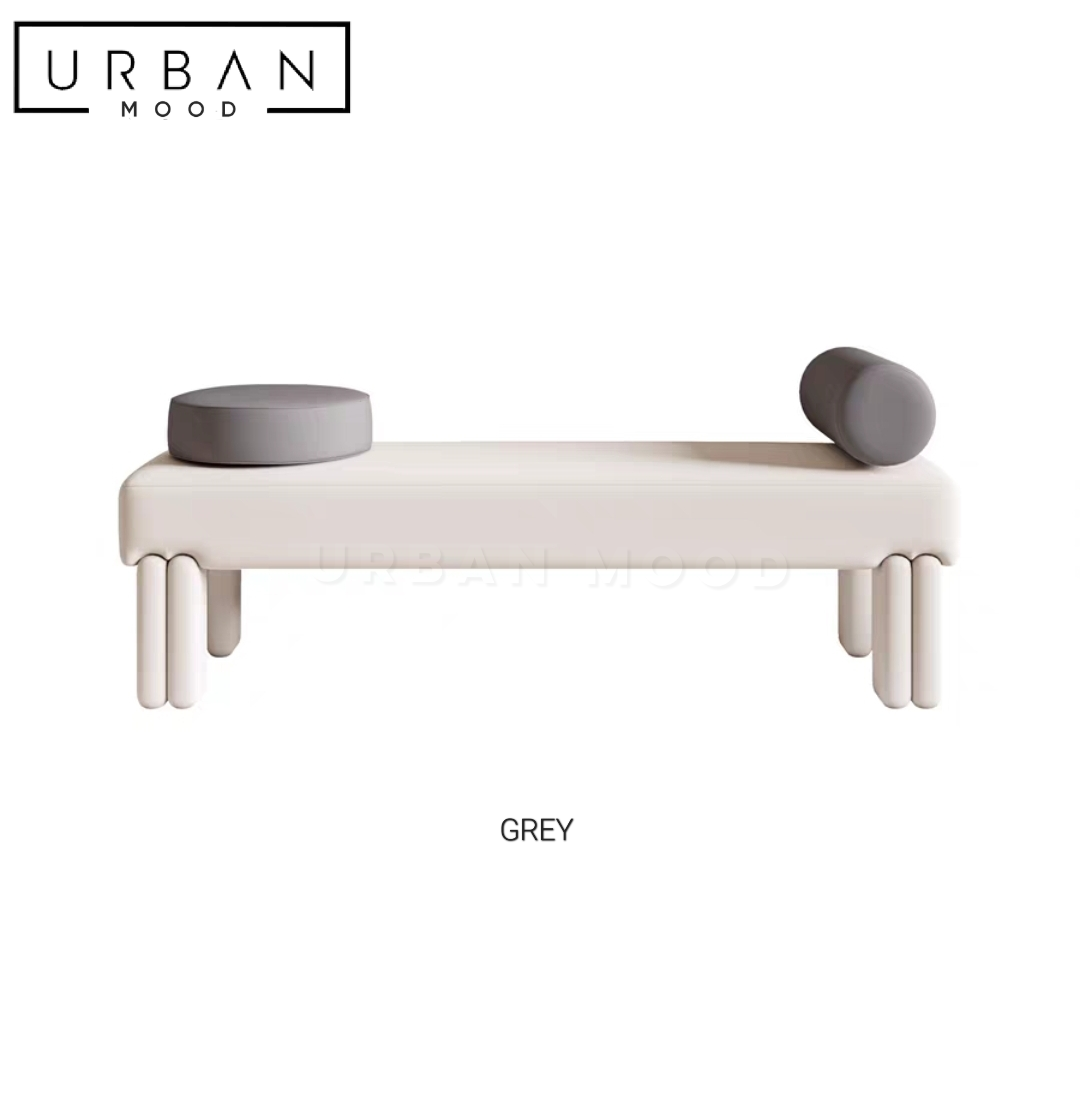 FUMI Modern Boucle Bench