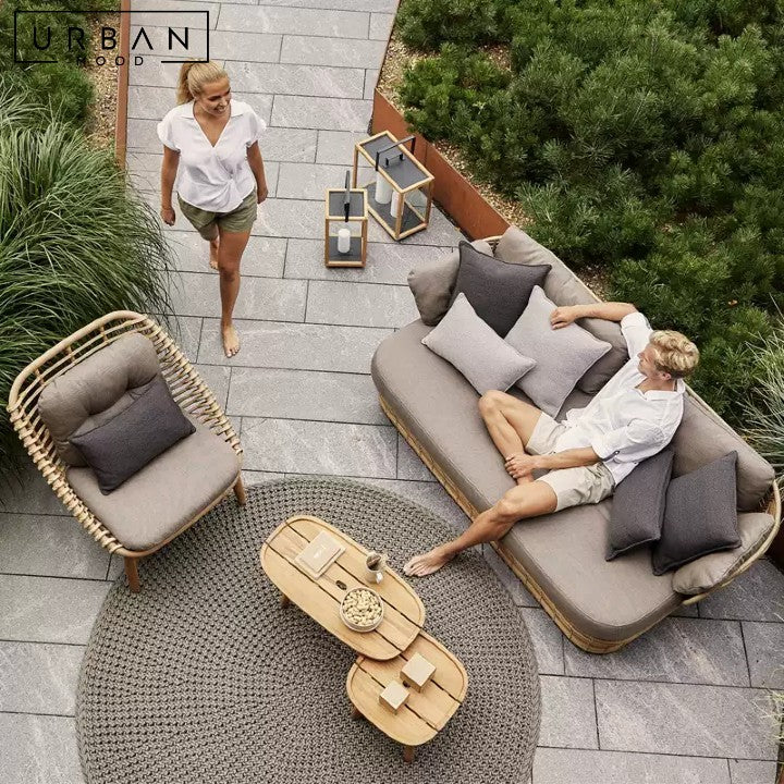 GALSTYAN Modern Outdoor Rattan Sofa