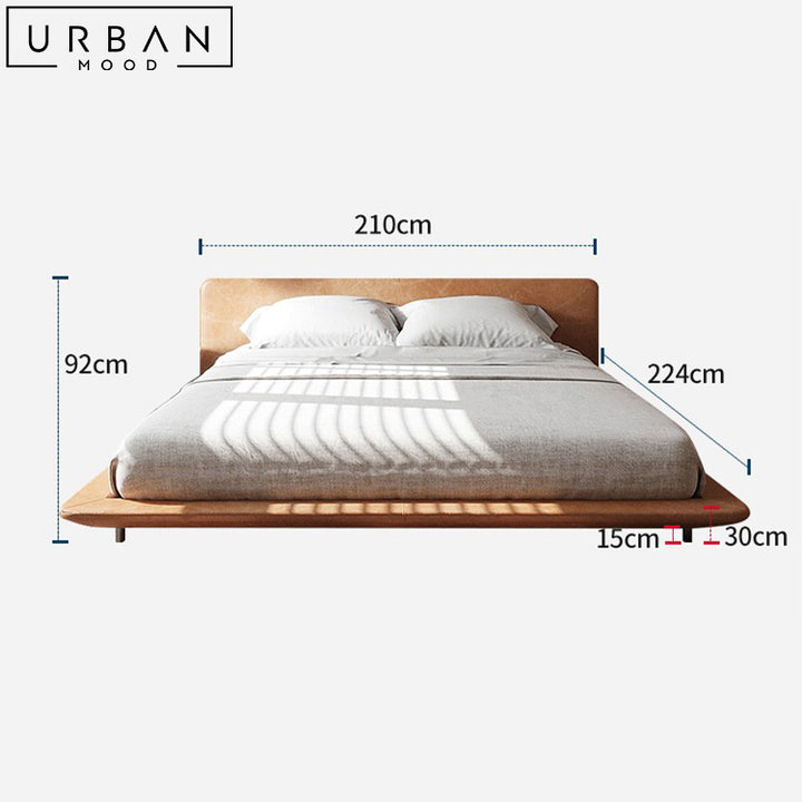 GANCA Modern Leather Bedframe