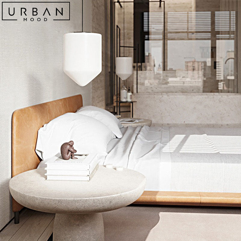 GANCA Modern Leather Bedframe