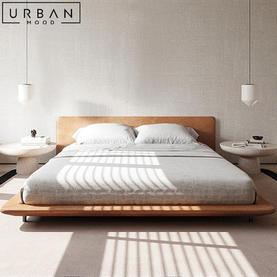 GANCA Modern Leather Bedframe